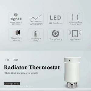 Válvula de radiador de termostato inteligente <span class=keywords><strong>BECA</strong></span>, fácil instalación, Control de calefacción Zigbee TRV para aplicación de habitación de Hotel, Control inteligente - Product Image 4