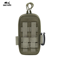 Pochette principale en nylon GAF 500D Pochette pour téléphone adaptée à l'allée des ailes pour attacher le harnais Bino et peut stocker divers objets