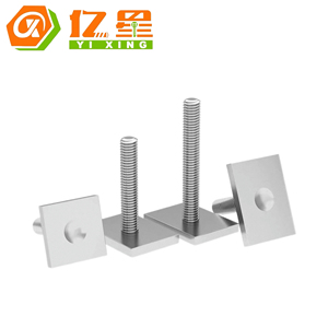 Vis à fente en T en acier inoxydable 304, vis à tête de marteau rectangulaire, écrous de rail en T soudés sur mesure pour machines à profilés en aluminium - Product Image 3