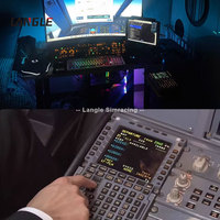 Esquema Módulo de conducción Esquema Conducción Fanatec Simulador Sim Racing Simulador de vuelo MCDU 2 ° Simulador de vuelo Cabina