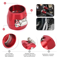 Colliers de serrage universels pour tuyaux hexagonaux de voiture AN4 AN6 AN8 AN10 AN12, collier de serrage pour radiateur modifié, clip pour tuyau de carburant, boucle pour tuyau, collier de serrage pour extrémité d'huile