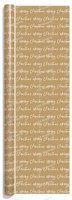 Ensemble de papier d'emballage artistique recyclable de Noël, papier d'emballage cadeau à motif de camion rouge avec inscription manuscrite Joyeux Noël, sacs cadeaux, étiquettes, 80 g/m²