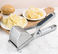 Groothandel zware roestvrijstalen handmatige aardappelstamper sapcentrifuge pers fruitpers rijstpers voor citroen groentesalade kleurenverpakking