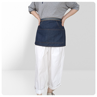 Tablier de travail sans manches pour serveur, style cowboy, pour restaurant et nettoyage, Niuweili A3006