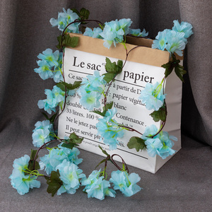 Guirnaldas de Flores de Cerezo Artificiales, Flores de Cerezo de Seda Artificial, Enredadera de Flores Artificiales para Decoración de Mesa de Primavera, Hogar y Bodas - Product Image 5