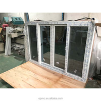 Accueil Fenêtres en PVC UPVC à double vitrage avec cadre coulissant en verre et écran magnétique