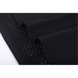 เสื้อบาสเก็ตบอลสีดำแบบซับลิเมชั่นสั่งทำได้สำหรับทุกเพศ ผลิตในปากีสถาน พร้อมคุณสมบัติป้องกันรังสียูวี แห้งเร็ว ระบายอากาศได้ดี และมีไซส์พลัส - Product Image 4