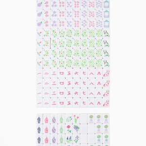 ชุดไพ่นกกระจอกอเมริกัน 160 ชิ้น แบบใส 4 ชั้น สีชมพู ลวดลายลิง  อะคริลิคแกะสลักอย่างหรูหรา รับผลิตตามสั่งขายส่ง - Product Image 3