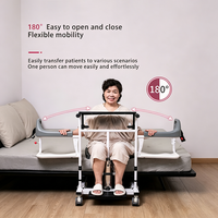 Silla de Ducha Hidráulica con Pedal, Ajustable en Altura, para Personas Mayores con Discapacidad, Fabricada en China