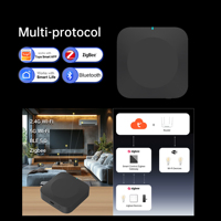 SIXWGH Smart Home Gateway Tuya Zigbee & BLE & Wifi Gateway, Control por Aplicación, Compatible con Alexa y Google Assistant