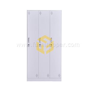 Nội thất thương mại tủ khóa kim loại 3 cửa tủ quần áo bằng thép - Product Image 4