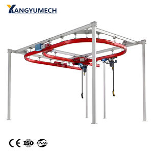 Grúa Monorraíl Modular Flexible con Certificación CE, Grúa <span class=keywords><strong>Puente</strong></span> de 3T con Banda Transportadora Giratoria y Polipasto Eléctrico - Product Image 1