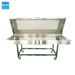 Carro Funerario de Acero Inoxidable, Carro para Cadáveres, Carro Cubierto para Morgue - Product Image 6