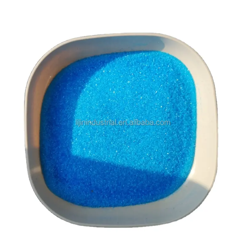 Alta pureza 98% CAS 7758-99-8 Polvo azul pentahidratado alimentación sulfato de cobre precio