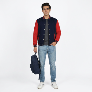 Winter Outdoor College Sports <b>Men's</b> <b>Jackets</b> & Coat Cotton Letterman Bomber <b>Baseball</b> Varsity <b>Jacket</b> <b>Man</b> Good Quality - Product Image 1