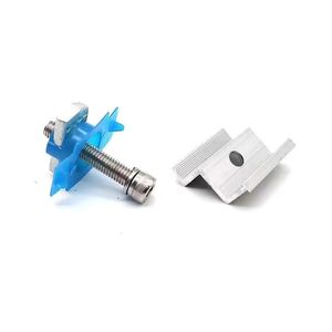 Accessoires pour système de montage solaire : Serre-câble intermédiaire/serre-câble d'extrémité en aluminium pour structure solaire - Product Image 6