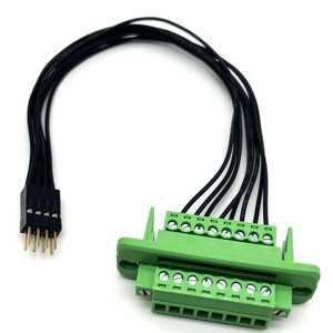 381mm 8Pin Blok Terminal Sekrup yang Dapat Dilepas dengan Kabel Sambungan dan Blok Terminal - Product Image 4