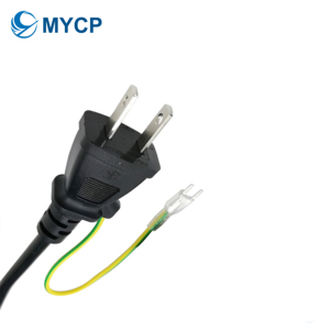 Cable de alimentación de CA de enchufe japonés para <span class=keywords><strong>monitor</strong></span> de ordenador, cable de alimentación de Japón, enchufe de 2 pines planos - Product Image 3