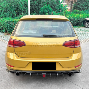 <b>For</b> Volkswagen Golf 7.5 Normal Version GTI 2017-2019 <b>Car</b> Rear Bumper Lip Splitter <b>Diffuser</b> Body Kit Bumper Guard Protector - Product Image 3