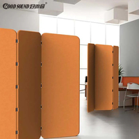 GoodSound Écrans de séparation insonorisants double rétractable au plafond 4 pièces Séparation de pièce mobile