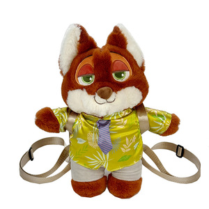 <span class=keywords><strong>Sac</strong></span> à <span class=keywords><strong>dos</strong></span> en peluche <span class=keywords><strong>personnalisé</strong></span> Nick Fox & Bunny, <span class=keywords><strong>sac</strong></span> d'école en forme de figurine en peluche, <span class=keywords><strong>sac</strong></span> de voyage doux à personnage de dessin animé pour enfants - Product Image 4