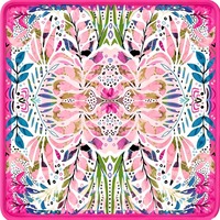 Tuiles de Mahjong en Acrylique American Garden Botanical, motifs floraux, feuillage et papillons en aquarelle douce, pour jeu de table de loisirs domestique