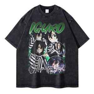 <strong>Attack</strong> <strong>on</strong> <strong>Titan</strong> printed short-sleeved <strong>T</strong>-<strong>shirt</strong>, casual summer men's streetwear. Men's <strong>T</strong>-<strong>shirt</strong>, washed and aged short-sleeved - Product Image 5