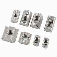 Mur Baut T Stainless Steel 316 Grosir, Mur T Slot Tipe Sayap Pengunci Otomatis, Mur Pengikat Metrik