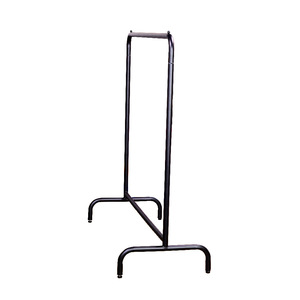 零售服装店工业管架导轨黑色金属地板布展示架衣架 - Product Image 4