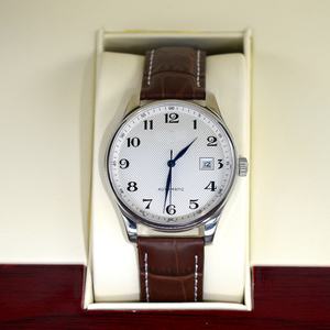 Montre à quartz pour homme de haute qualité avec bracelet en cuir, fond transparent, fonction étanche - Product Image 6