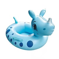 Offre Spéciale anneau dessin animé enfant petite mode populaire bébé gonflable île de canard gonflable canard piscine flotteur