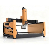 Centre d'usinage CNC professionnel 5 axes pour la sculpture 3D, la gravure et le travail de la pierre, du marbre, des statues et de l'art en granit