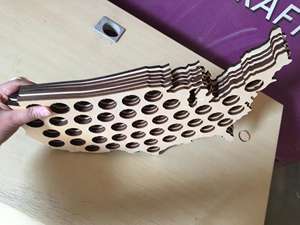 Mapa del Mundo de Madera Tallado a Láser Personalizado de EE. UU., Soporte para Cerveza con Mapa de Madera, Regalos para el Día del Padre, Decoración del Hogar, <span class=keywords><strong>Arte</strong></span> Popular - Product Image 2