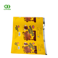 Rouleau de film plastique OPP brillant étanche de qualité alimentaire stratifié souple pour l'emballage de chocolats collations gâteaux biscuits