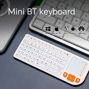 Mini Teclado Inalámbrico 2.4G BT de Modo Dual con Retroiluminación RGB, Panel Táctil de Aleación de Aluminio, Portátil para Laptop, Tablet, Teléfono, Venta al Por Mayor de Fábrica - Product Image 5
