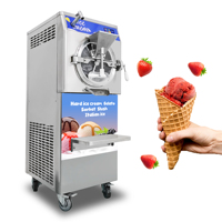 Máquina comercial de helado duro con función de control de sobrecarga, congelación rápida en 15 minutos por lote