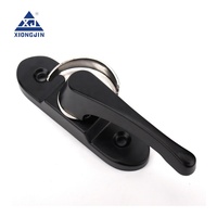 Cerradura de Media Luna Personalizada, Moderna, de Aleación de Aluminio para Ventanas, con Manija de Liberación Rápida, Impermeable
