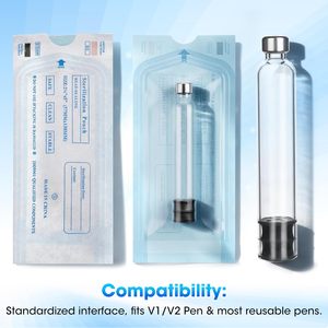 Cartouches en verre écologiques durables de 3 ml avec service ODM pour l'emballage cosmétique et pharmaceutique - Product Image 3
