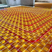 Panel de Aislamiento para Calefacción por Suelo Radiante Estilo Hongo U3, Ahorro de Energía, Pisos Cálidos, Ligero, Construcción Duradera
