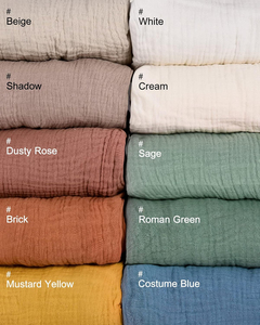 Drap-housse en mousseline de <span class=keywords><strong>coton</strong></span> 100 % doux et respirant pour enfants, écologique, imperméable, toutes saisons, pour lit bébé - Product Image 4