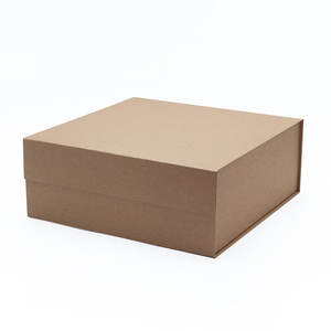 बड़े वर्ग में क्राफ्ट पेपर गत्ता कठोर जूता पैकेजिंग बॉक्स थोक - Product Image 2