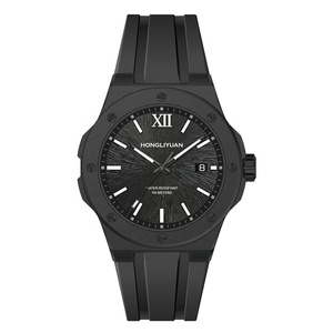 高級カスタムスポーツクォーツ腕時計 クロノグラフ シリコンストラップ 防水 夜光腕時計 ODM工場 - Product Image 3