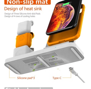 <span class=keywords><strong>3</strong></span> en 1 10W Rapide Qi Chargeur Sans Fil de Té<span class=keywords><strong>l</strong></span>éphone Support pour iPhone Samsung <span class=keywords><strong>L</strong></span>'<span class=keywords><strong>apple</strong></span> <span class=keywords><strong>Watch</strong></span> Series - Product Image 4