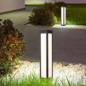 Lámpara Solar LED para Jardín, Poste de Aluminio Negro, IP66, 3500K, Luz Blanca Cálida, Pantalla Metálica, Sensor de Movimiento, Garantía de 10 Años, Lámpara para Exteriores - Product Image 6