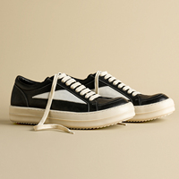 Chaussures décontractées en cuir véritable pour hommes, style créateur, confortables, à semelle épaisse, rehaussantes, pour la marche
