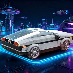 Technic <span class=keywords><strong>DMC</strong></span> 12 voitures de collection Vintage Super modèle de voiture Kit véhicule Miniature Construction Puzzle Building Block Cars - Product Image 5