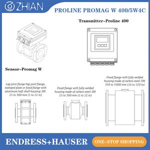 เครื่องวัดอัตราการไหล Endress+Hauser Promag W 400 E+H 5W4C สำหรับน้ำและน้ำเสีย แบบรวมและแบบแยกส่วน - Product Image 1