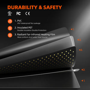 Spider Farmer 10インチx20.75インチ 苗用育苗ヒートマット 内蔵温度コントローラー付き 防水植物発熱パッド - Product Image 5