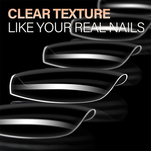 <span class=keywords><strong>Aillsa</strong></span> 504 piezas 12 tamaños de puntas de uñas de cobertura completa, semi-mate, ovaladas, tipo ataúd, cuadradas, 3D, squoval, almendradas, stiletto, de gel suave para uñas - Product Image 3