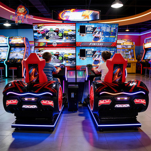 Máquina de Juego de Carreras con Movimiento Dinámico para 2 Jugadores Furious DX, <span class=keywords><strong>Simulador</strong></span> de Conducción de Autos Operado con Monedas para Centros de Juego - Product Image 4